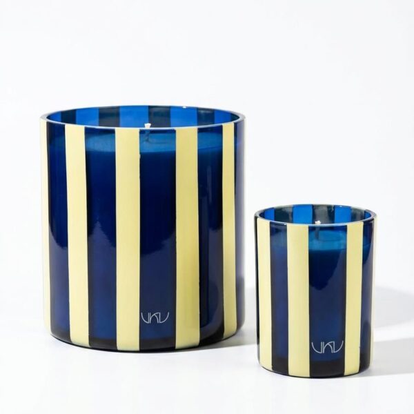 Coconut Vert Luxury Striped Candle